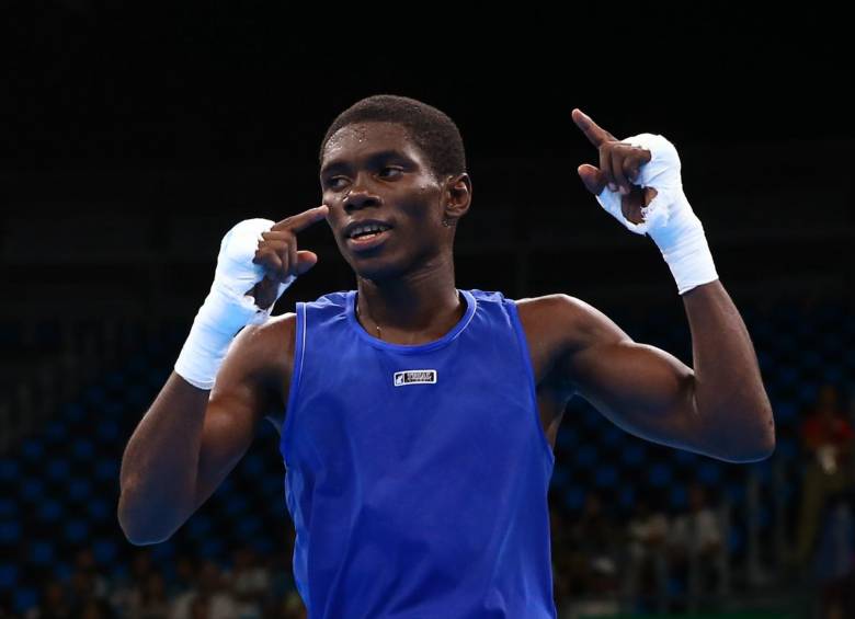 Yuberjén Martínez buscará hoy en la mañana, 9:30 a.m., su segunda victoria y pasar a los cuartos de final del boxeo. Le toca ante un rival como Rogen Ladon, que es favorito. FOTO reuters