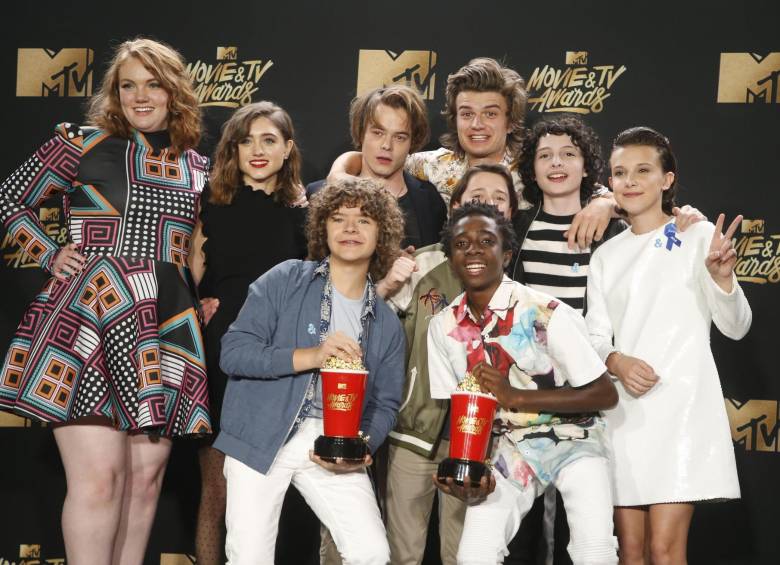 Stranger Thing ganó el premio a Mejor serie y también el galardón a mejor actor principal en serie de televisión. Foto: Reuters. 