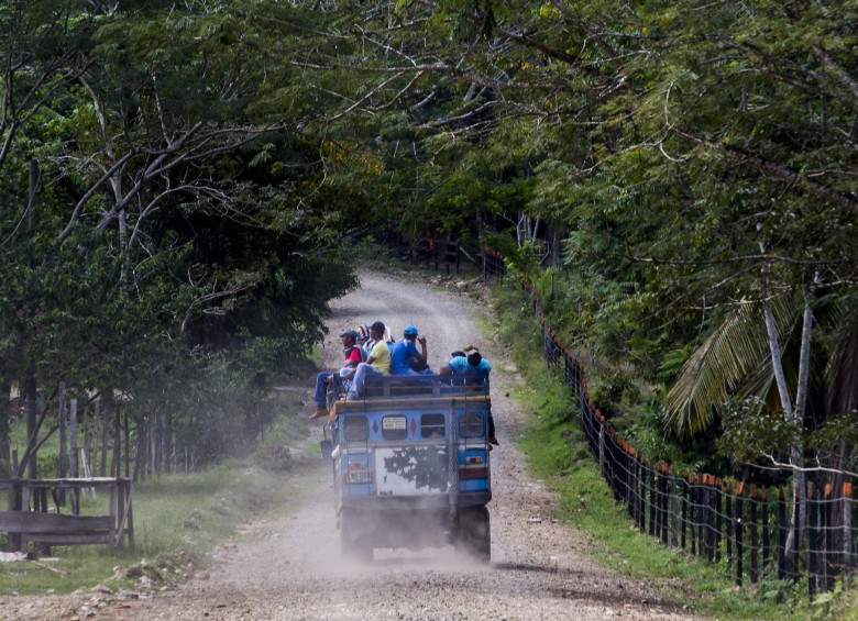 El desplazamiento se originó por la presencia de grupos ilegales. Foto: Julio César Herrera Echeverri