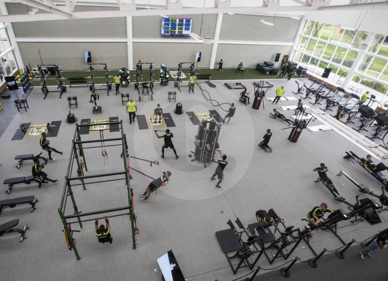 Gimnasio especializado, piscina climatizada, con hidromasajes, yacusis y tecnología de punta para el entrenamiento élite, otras herramientas con las que cuenta este Centro. FOTOs Juan a. sánchez