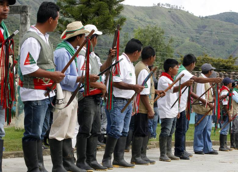 La comunidad indígena del Cauca ha resistido ataques de las disidencias de las Farc. FOTO Jaime Pérez Munévar