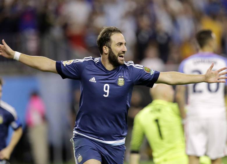 El jugador argentino Gonzalo Higuain. FOTO AP