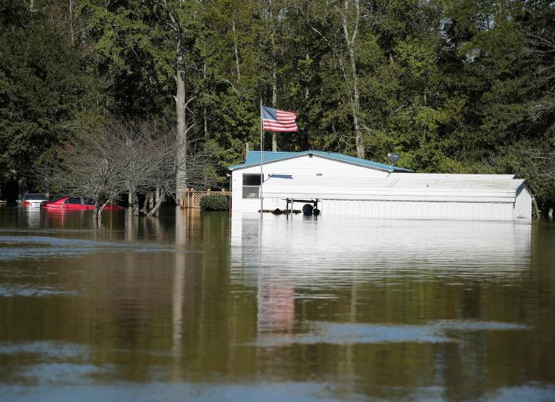 Matthew provocó inundaciones en Carolina del Norte. FOTO Reuters