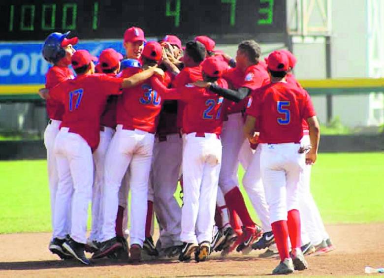 Felices terminaron los integrantes de la novena sub-15 colombiana en Aguascalientes, porque allá se lucieron. FOTO Cortesía