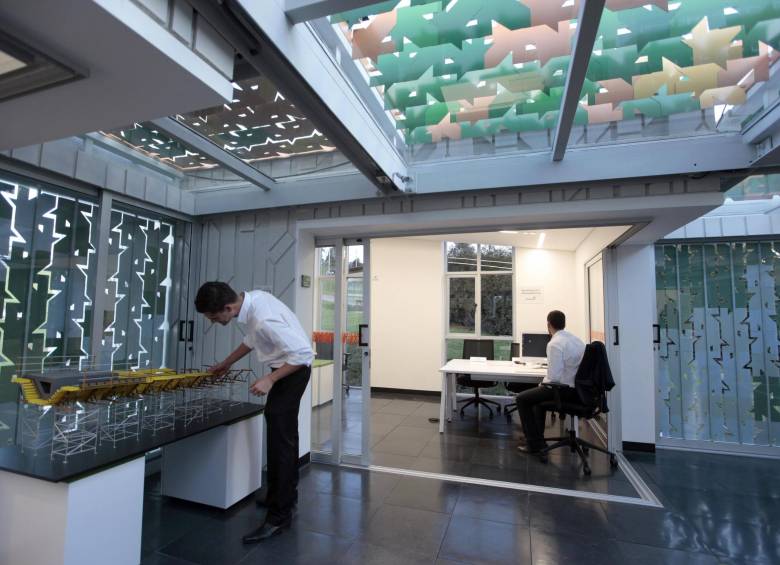 Centro de Innovación de Conconcreto en la Universidad EIA, es ejemplo de la inversión privada en ciencia, tecnología e innovación. Crédito: Manuel Saldarriaga