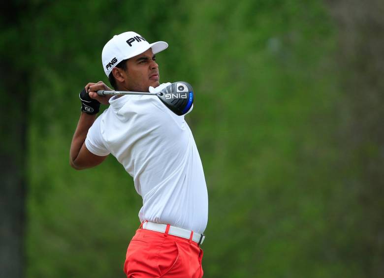 Juan Sebastián Muñoz, principal carta nacional en el BMW Charity Pro-Am. FOTO ap