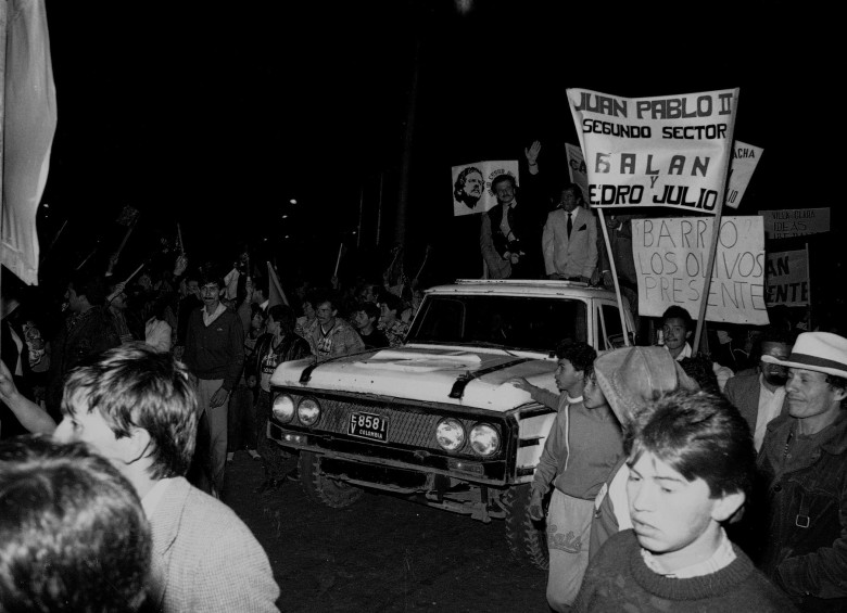 A Galán lo asesinaron el 18 de agostos de 1989 en SOacha. FOTO ARCHIVO
