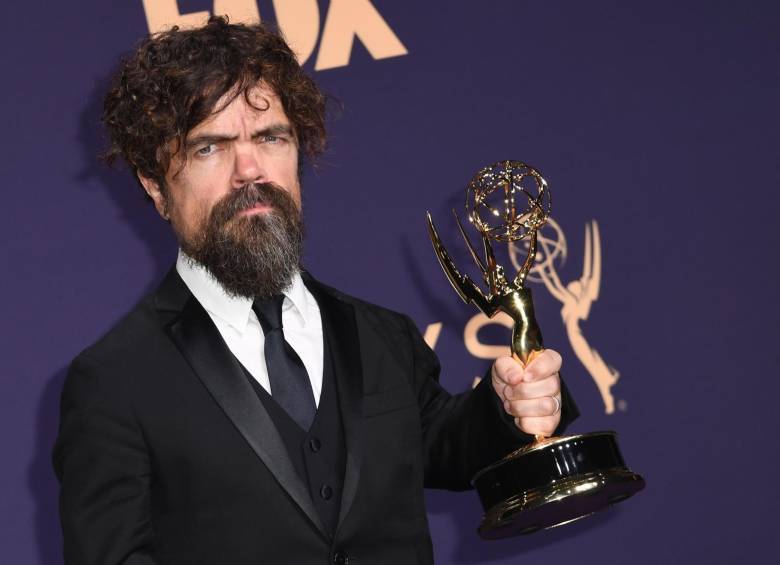 Peter Dinklage, por su papel de Tyrion Lannister es el único actor de Game Of Thrones que consiguió premio en las categorías de actuación de los Emmy en toda la historia de la serie. FOTO: AFP. 