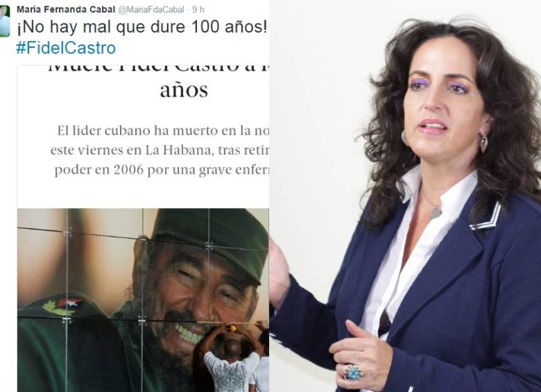 La representante a la Cámara por el Centro Democrático, María Fernanda Cabal, volvió este sábado a dar otra de sus polémicas declaraciones.