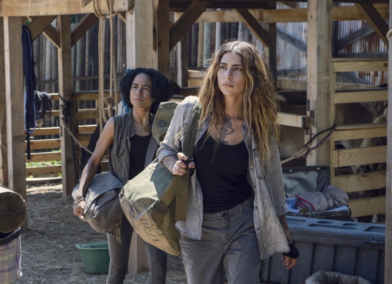 Nadia Hilker interpreta a Magna, una mujer gay, en The Walking Dead, la serie que regresa en febrero para concluir una temporada más. FOTO cortesía fox