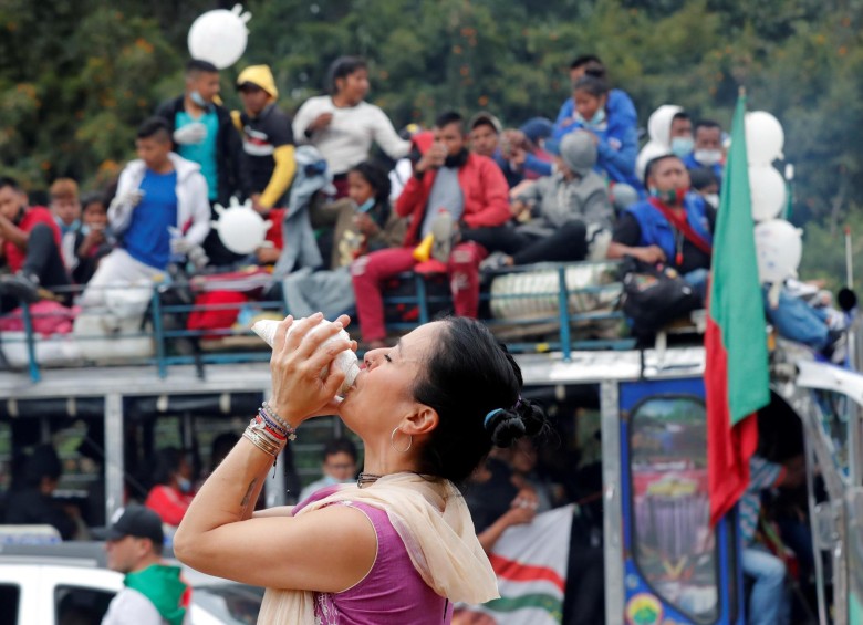 Así fue el camino de la Minga rumbo a Bogotá