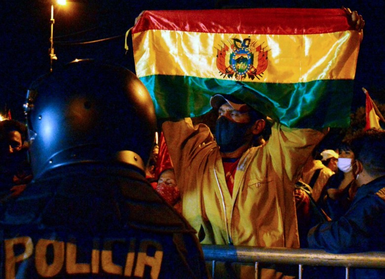 El cómputo da como ganador a Luis Arce, ahijado político de Evo Morales. FOTO AFP