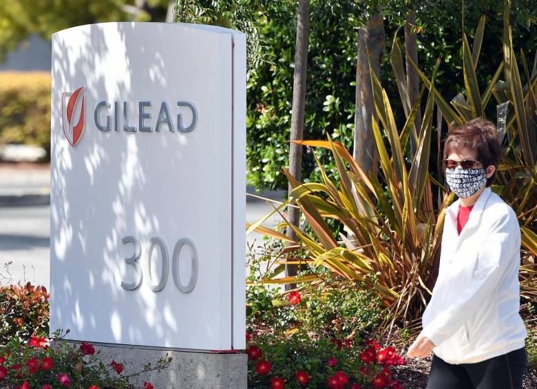 Hay expectativa mundial por los resultados del antiviral fabricado por la compañía estadounidense Gilead Sciences. FOTO: AGENCIA AFP.