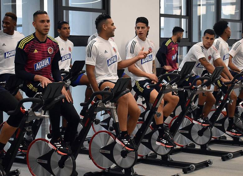 Los jugadores de la Selección Colombia esperan empezar con pie derecho la Eliminatoria Suramericana al Mundial de Catar-2020. FOTO: EFE