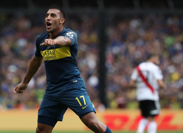 Wanchope Ábila, delantero del club Boca Juniors. FOTO EFE