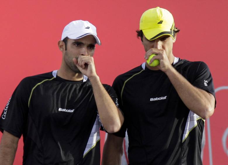 Robert Farah (derecha) y Sebastián Cabal, dupla ganadora al servicio de Colombia. FOTO archivo