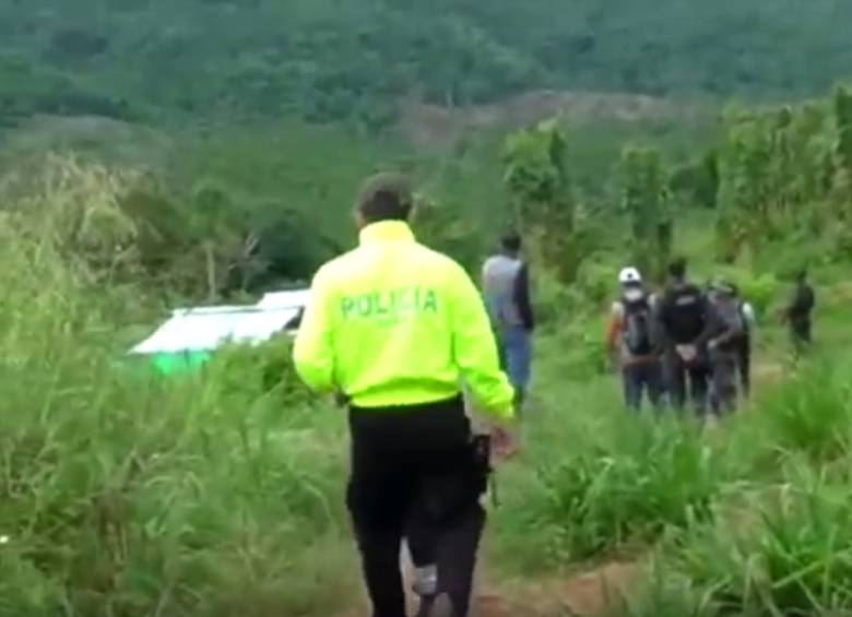 Fincas de Vicente Castaño entre San Pedro de Urabá, Antioquia y Valencia, Córdoba 670 hectáreas de propiedad de Vicente Castaño Gil, las cuales fueron sometidas a extinción del derecho del dominio. FOTO CORTESÍA