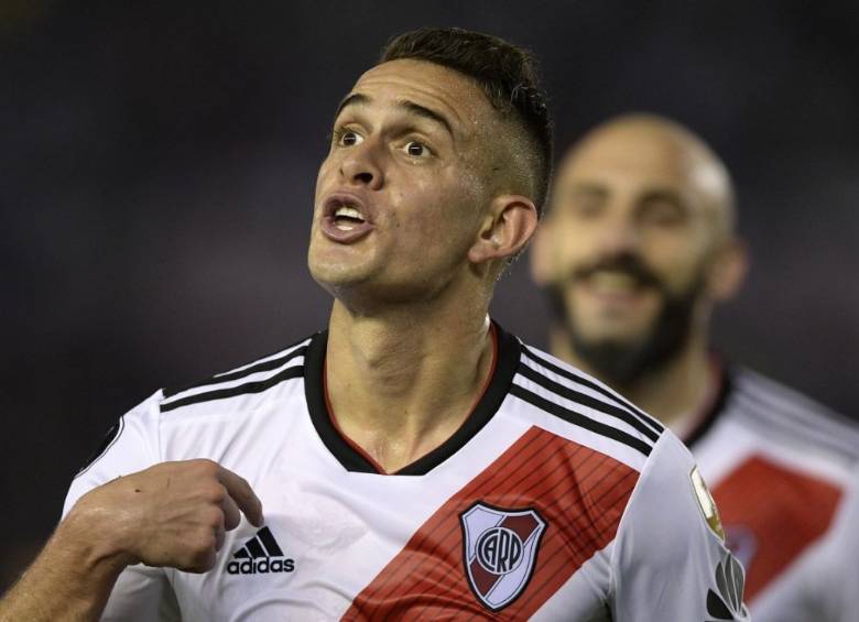 Rafael Santos Borré, delantero colombiano que milita en River Plate. TOMADA DE TWITTER