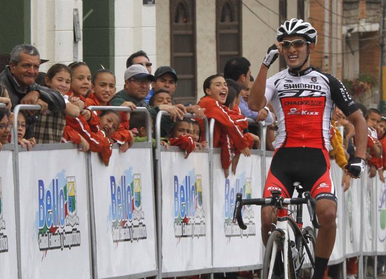 Didier Sastoque, el mejor en Santa Rosa. FOTO Donaldo Zuluaga