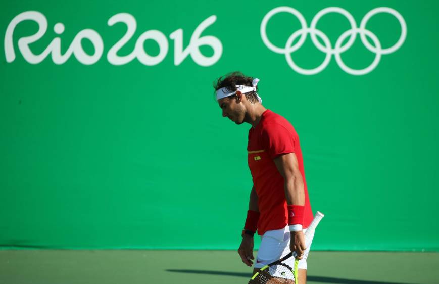 Nadal perdió la posibilidad de optar por la medalla de oro ante Juan Martín Del Potro. FOTO Reuters