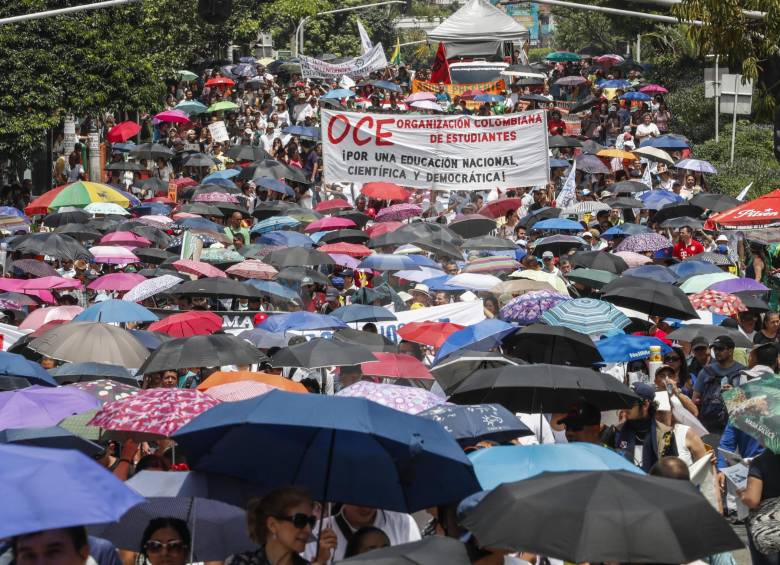 En Medellín, según Adida, la jornada transcurrió tranquila y participaron alrededor de 20 mil personas. FOTO robinson sáenz