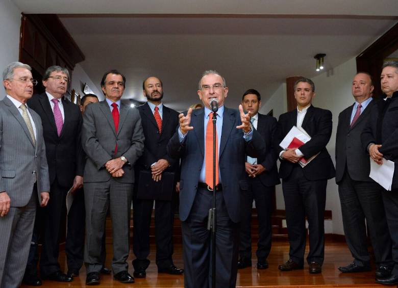 El Gobierno escuchó al CD y este jueves entregará sus observaciones. FOTO Cortesía Presidencia 