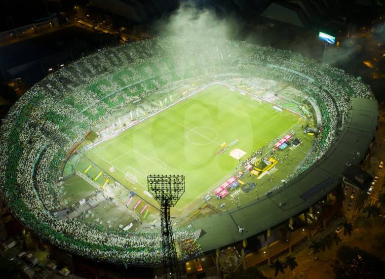 Así fue la salida del verde en la final del fútbol colombiano