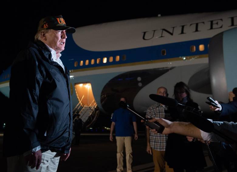 El presidente de Estados Unidos, Donald Trump, dijo probablemente el lunes o el martes tendrá las conclusiones sobre el asesino del periodista saudita Jamal Khashoggi. Foto: AFP.