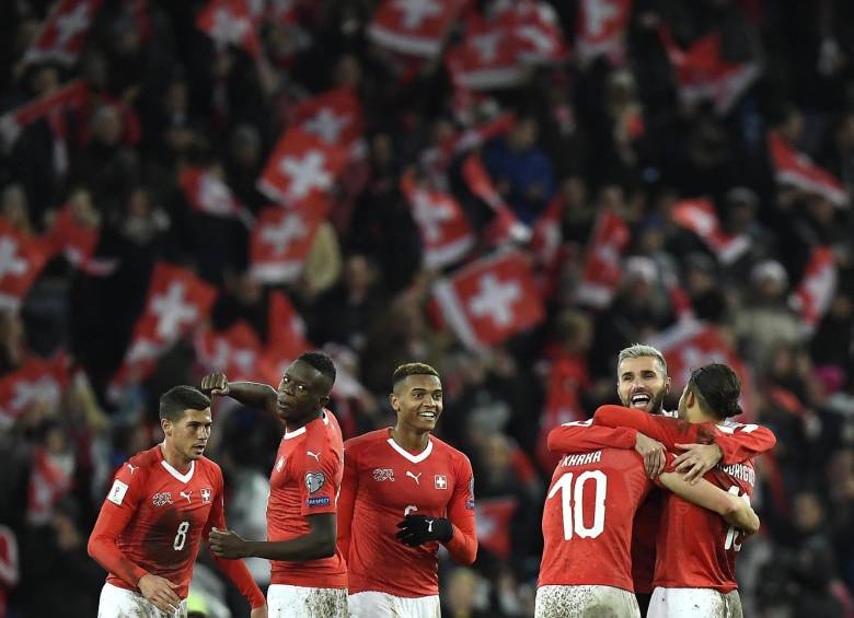 Suiza sufrió para eliminar a Irlanda del Norte. FOTO EFE