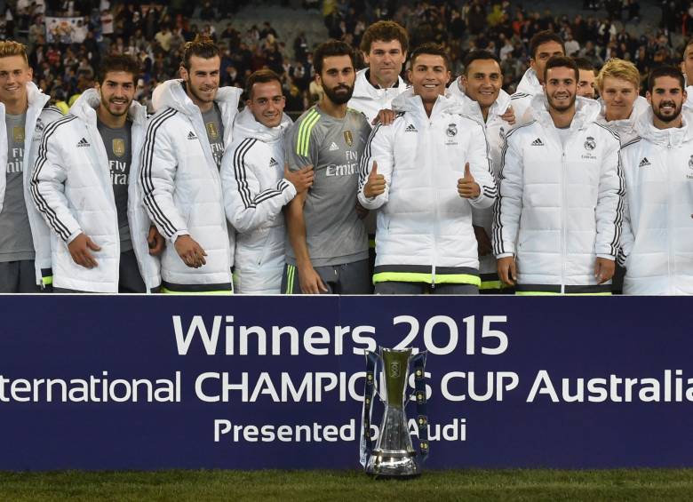El conjunto merengue conquistó la primera edición de la International Champions Cup que se jugó en Melbourne. FOTO AFP