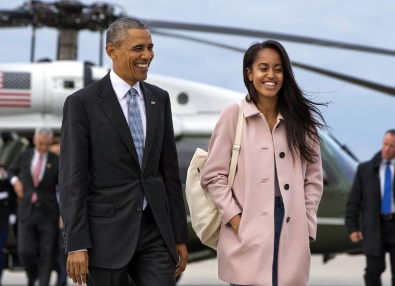 Malia, de 17 años, se graduará este verano de la prestigiosa Sidwell Friends School de Washington. FOTO AP