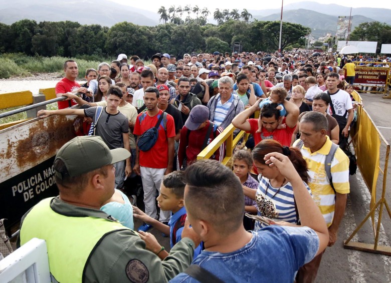 Frontera de Colombia y Venezuela. FOTO: COLPRENSA