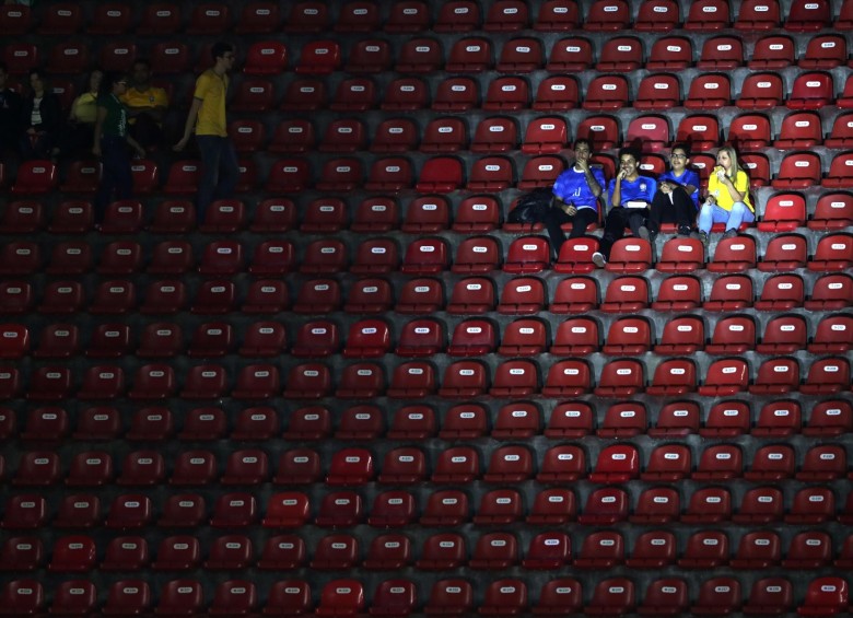 Las gradas vacías durante la inauguración de la Copa América. FOTO REUTERS