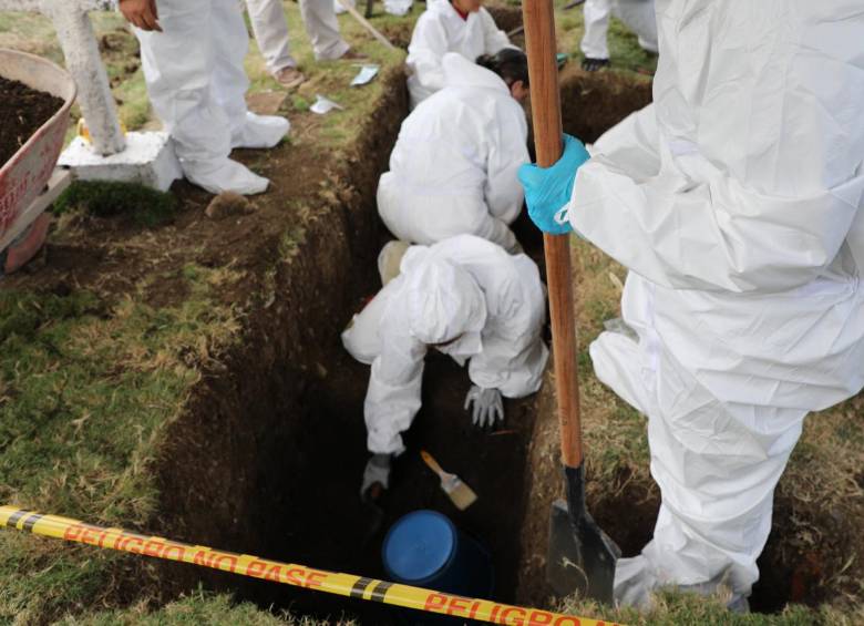 Imagen para ilustrar la exhumación de un cadáver. FOTO COLPRENSA
