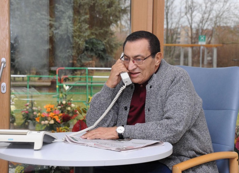 Hosni Mubarak pasó las últimas semanas de su vida en la unidad de cuidados intensivos en un hospital militar de El Cairo. Su muerte estaría relacionada con problemas intestinales. FOTO AFP
