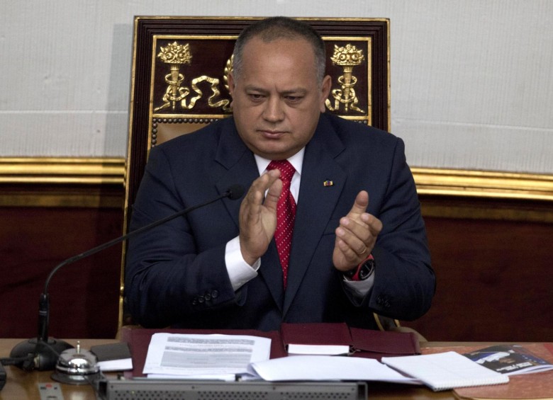 El número dos del chavismo, el diputado Diosado Cabello, indicó el pasado miércoles que algunos medios de comunicación junto a Colombia, E.U. y España quieren propiciar un golpe de Estado en Venezuela. FOTO ARCHIVO