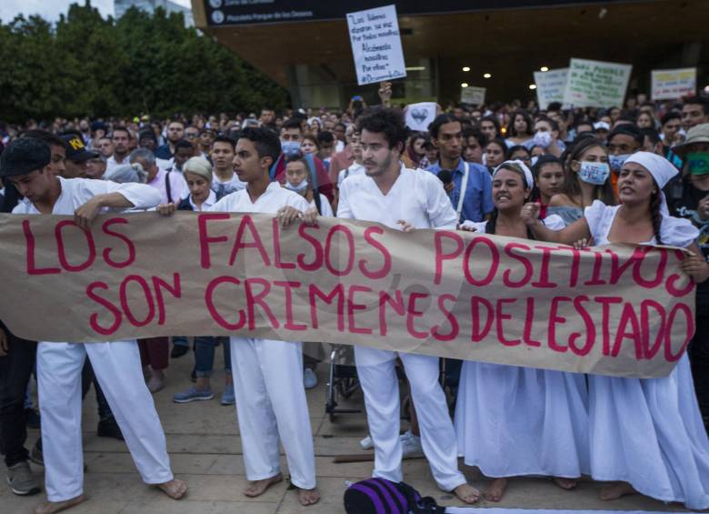 Víctimas han reclamado en varias ocasiones saber la verdad por estos delitos. FOTO julio césar herrera