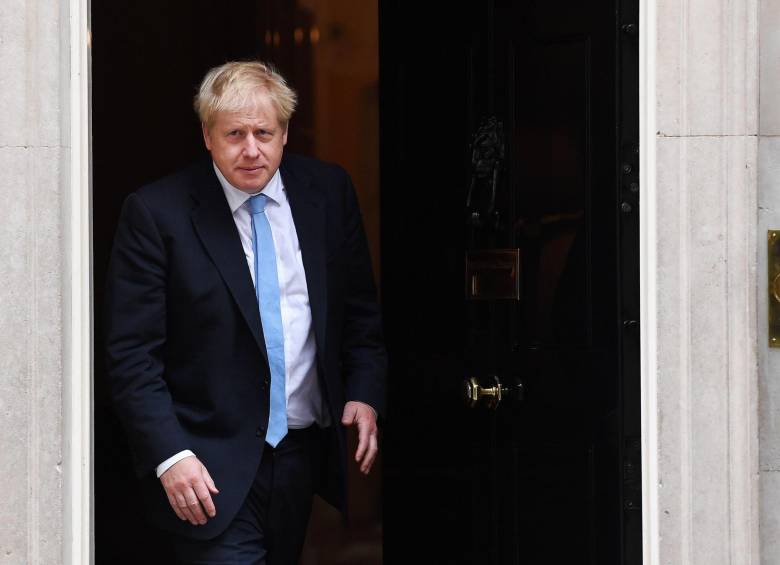 Boris Johnson, primer ministro de Reino Unido. FOTO EFE