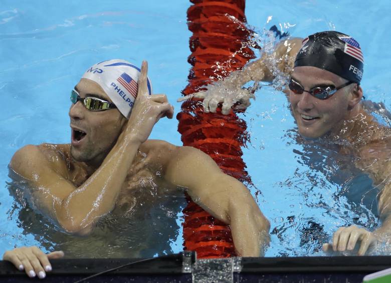 Michael Phelps actuaría en Río en 100 y 200 mariposa, 200 libre y posiblemente el relevo 4 x100 metros. FOTO AP