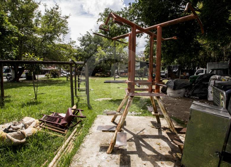 Gimnasio al aire libre, barrio Prado