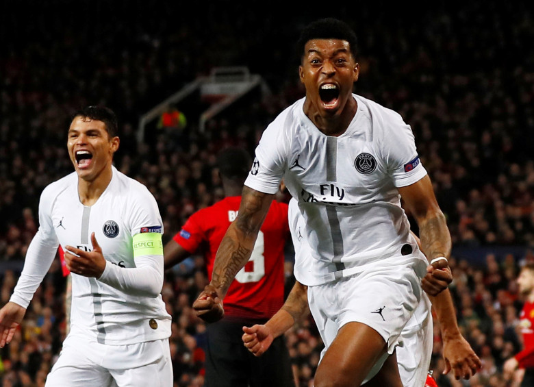 El PSG dio la sorpresa en Inglaterra al vencer al Manchester United. FOTO REUTERS