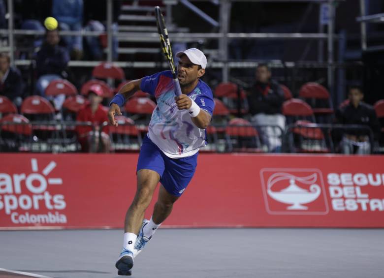 Falla venció con parciales 6-4 y 6-4 al estadounidense Chase Buchanan. FOTO ARCHIVO.