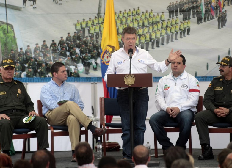 La nueva subestación de Policía refuerza la capacidad operativa desde la parte alta de Itagüí. FOTOS Manuel Saldarriaga y cortesía