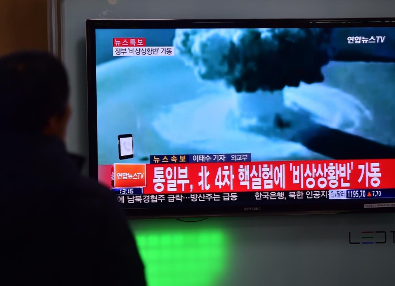Corea del Norte confirmó haber realizado ensayos con una bomba H. FOTO AFP