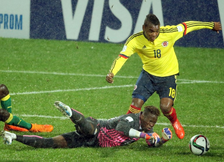 Colombia no lució bien ante Senegal en el Mundial. FOTO AFP