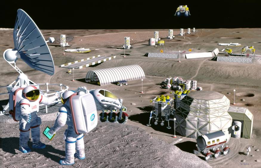Cómo se planea construir una base lunar