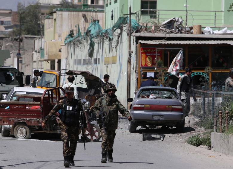 Choques armados entre fuerzas oficiales de Afganistán y los talibanes. FOTO EFE