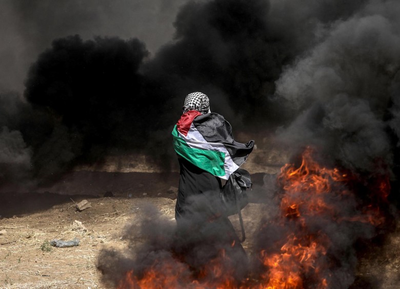 Los ataques de fuerzas israelíes se mantienen durante este martes y, según la ONU, van 112 muertos. FOTOS EFE