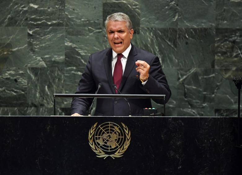 Presidente Iván Duque. FOTO AFP
