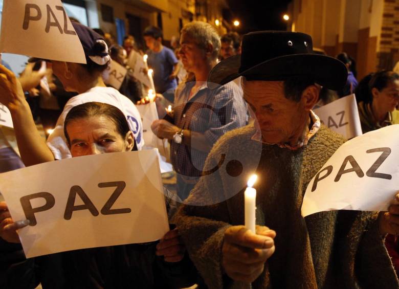 En el Salón Nunca Más, de Granada, Antioquia (foto), realizan actividades para exigir la paz en sus territorios. FOTO manuel saldarriaga 